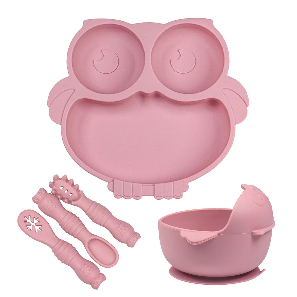 IDVVSSX owl suction plate keeps meals tidy during self-feeding
