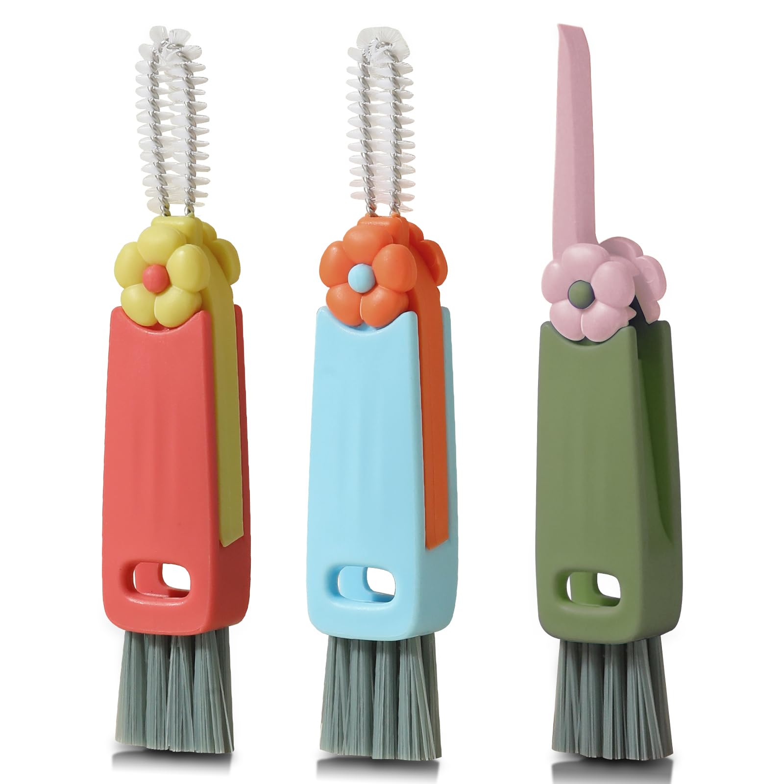 ieesspd 3in1 cup lid brush set packaged for easy storage and quick cleaning.