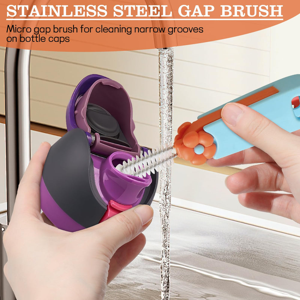 ieesspd soft and hard bristle heads for versatile scrubbing.