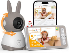 ieGeek baby monitor 2K resolution delivers crisp day and night viewing.