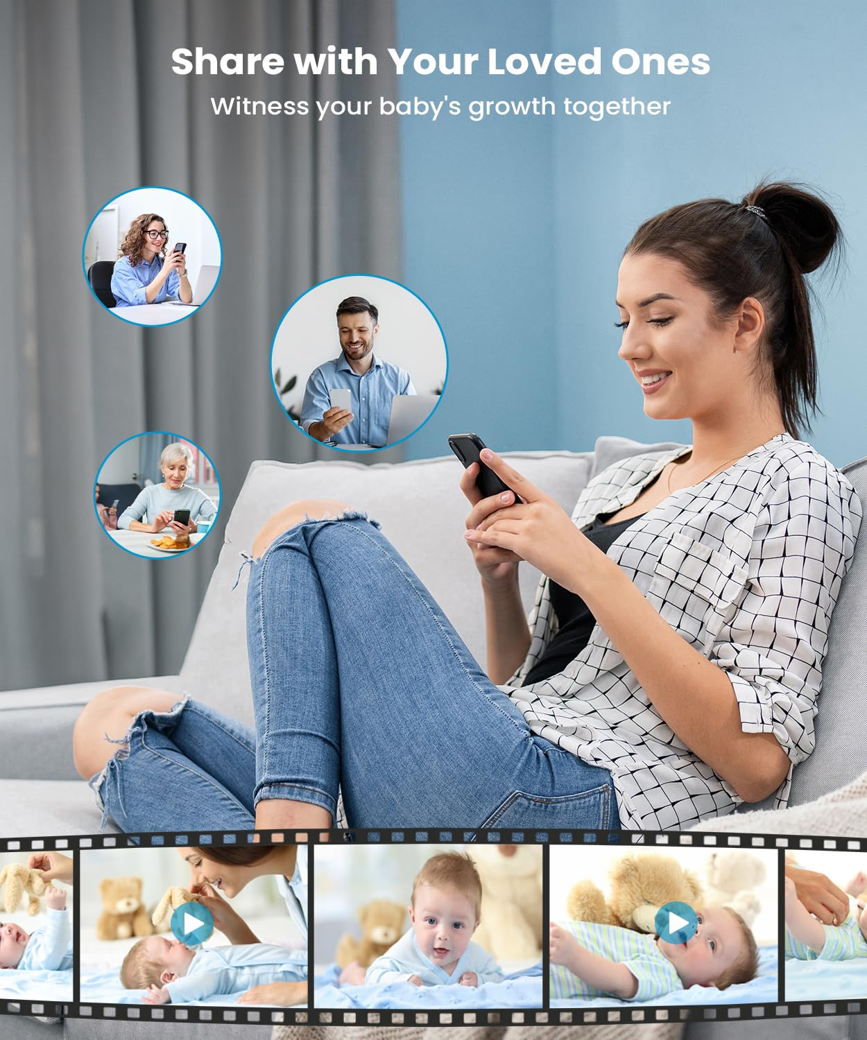 ieGeek baby monitor AI features for smarter care alerts