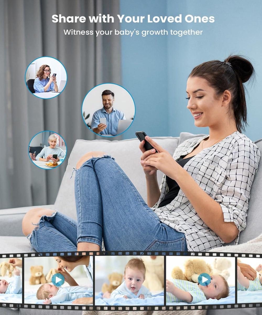 ieGeek baby monitor AI features for smarter care alerts