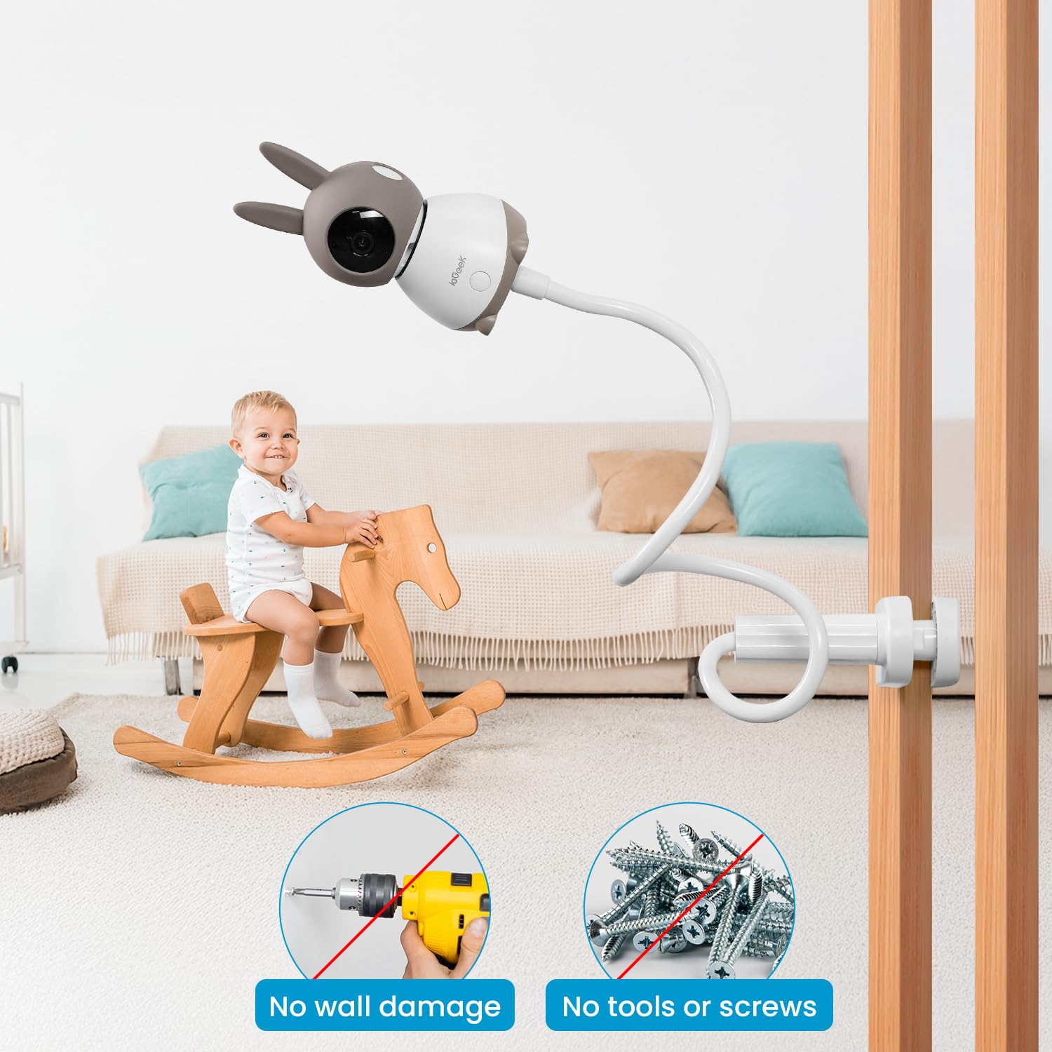 ieGeek adjustable angle helps capture the perfect view from any spot.