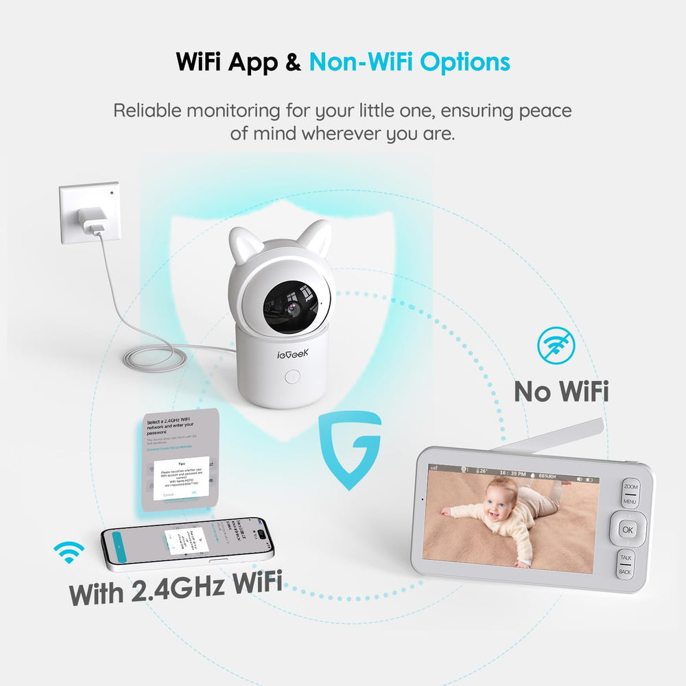 ieGeek motion tracking and two-way talk keep you connected