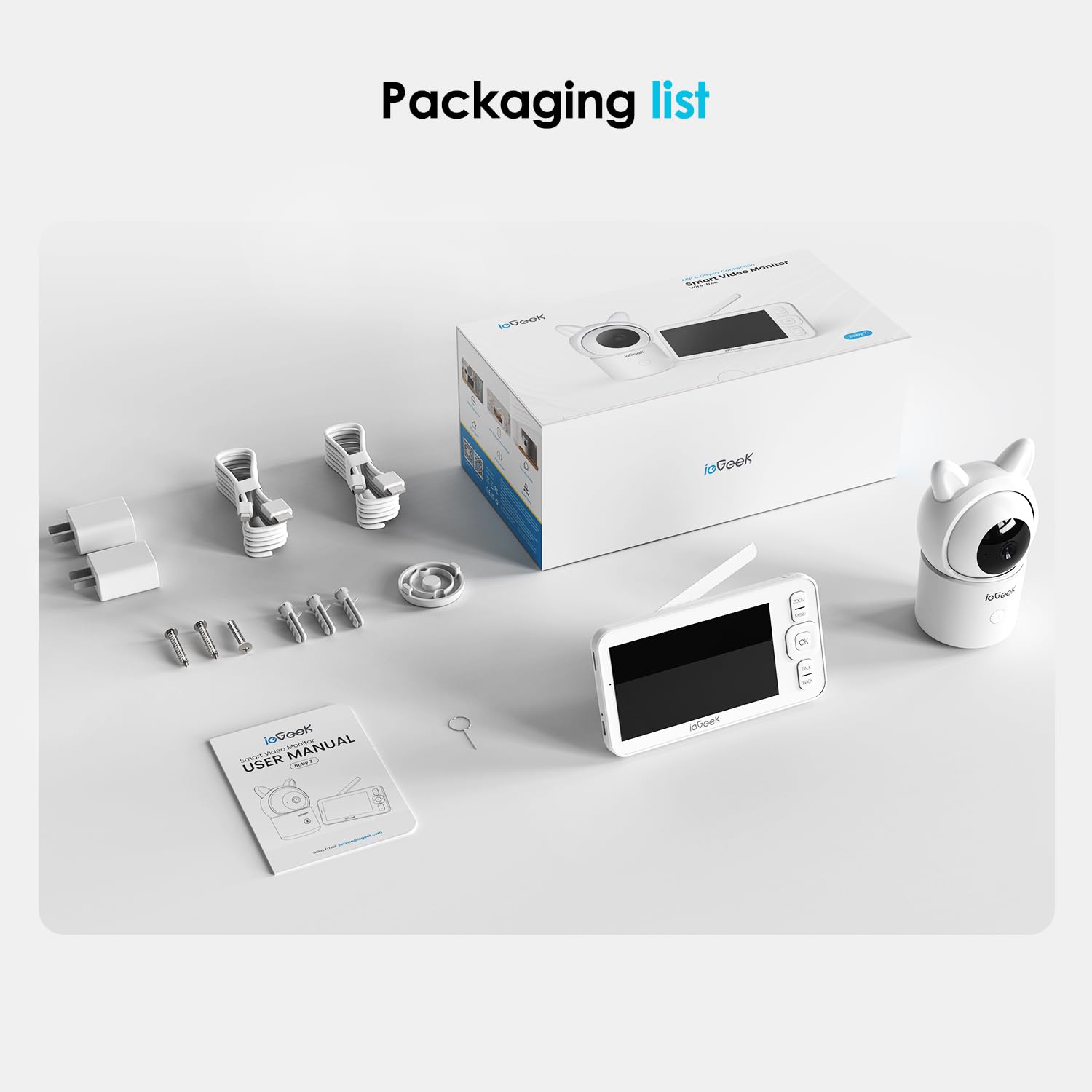 ieGeek nursery assistant with temperature sensor and lullabies