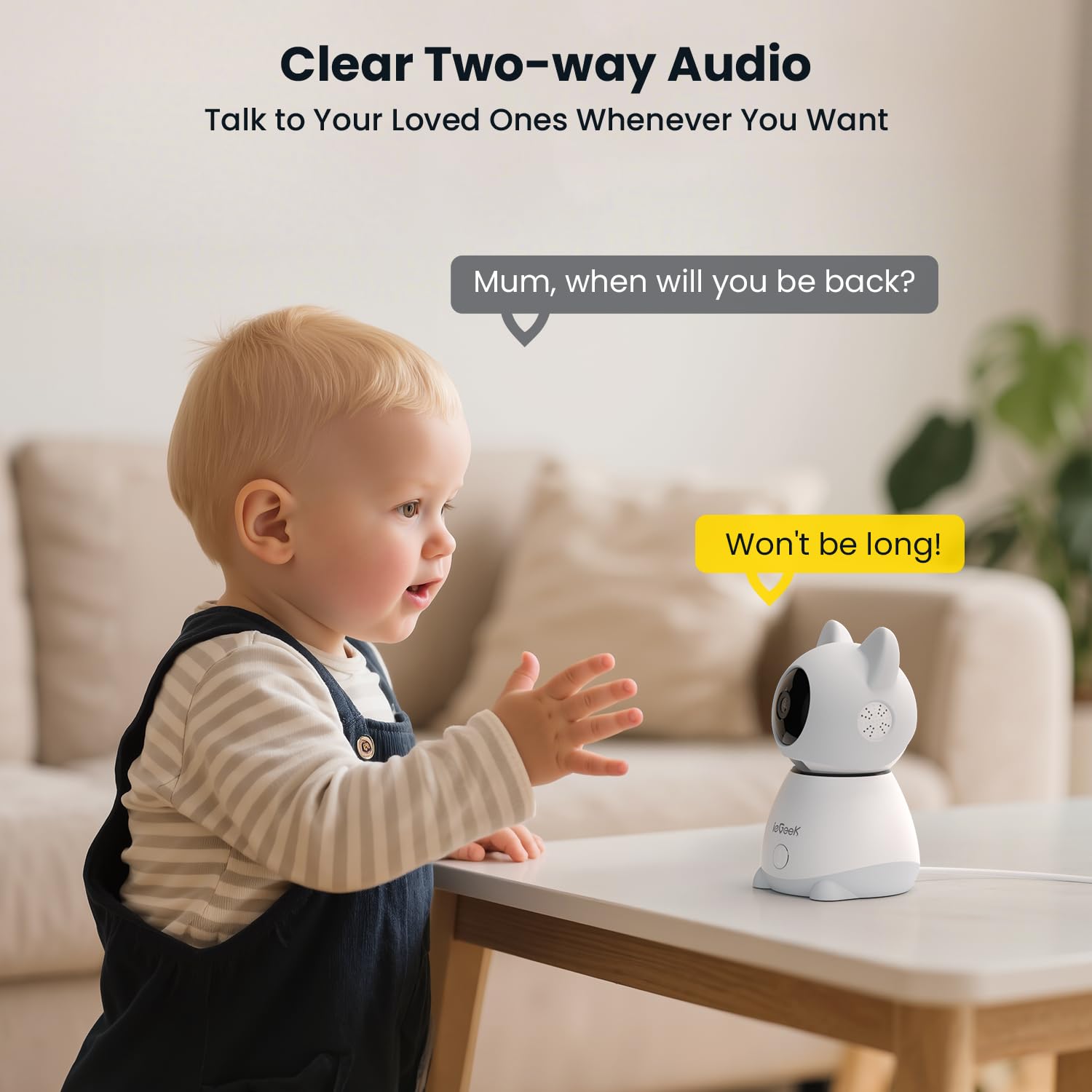 ieGeek baby monitor temperature-sensor helps maintain a comfy nursery environment
