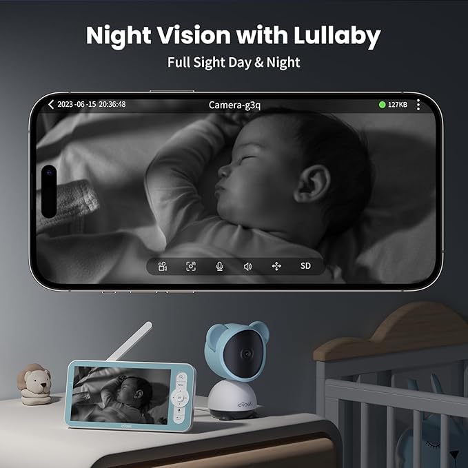 ieGeek cry detection alerts you to baby's cries quickly.