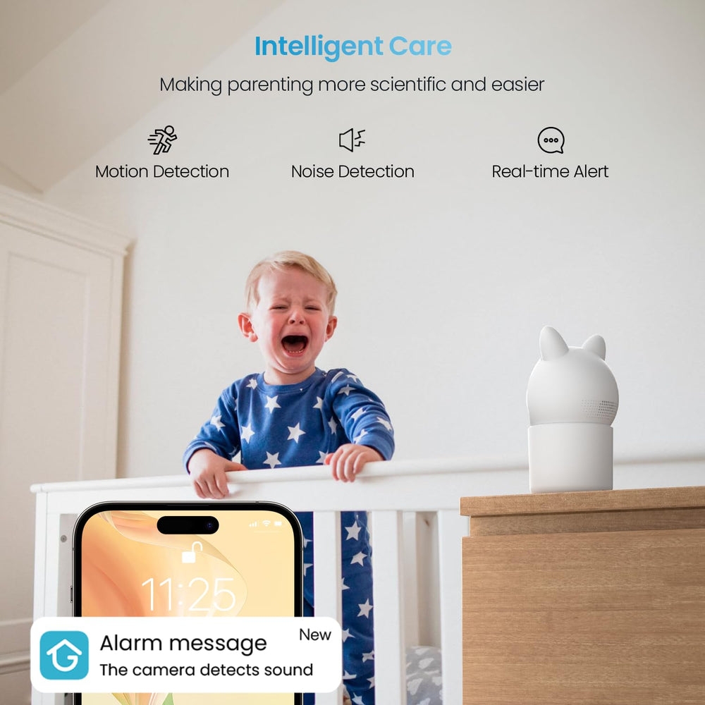iegeek motion and sound alerts for early awareness.