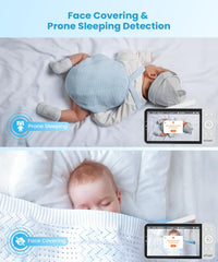 ieGeek night vision with infrared LED for detailed dark-room monitoring.