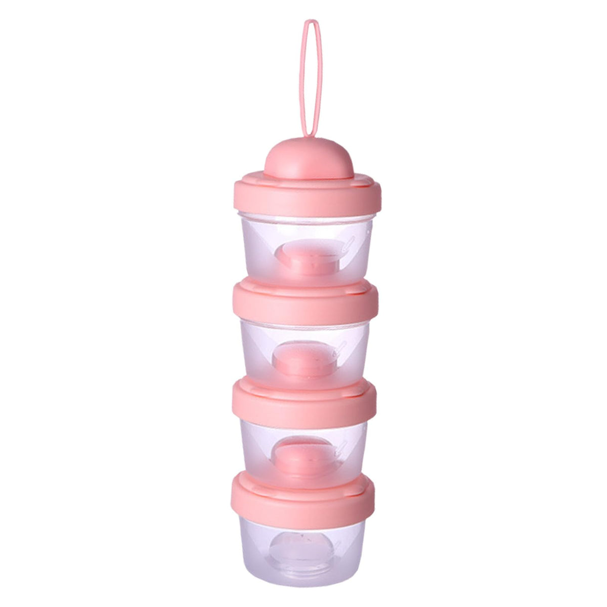 IENYPA four-layer dispenser top view for compact on-the-go storage.