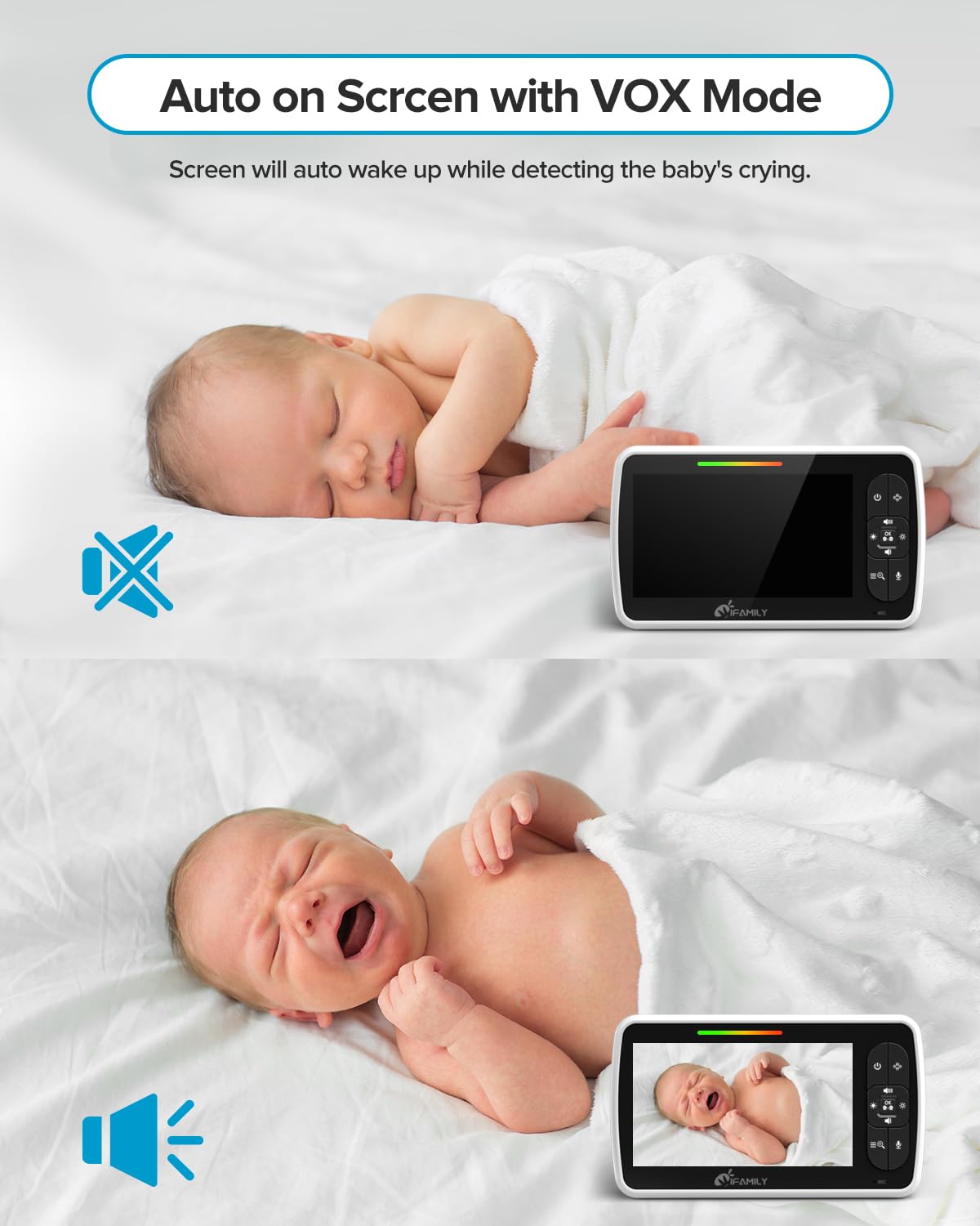 iFamily eco mode saves battery by smart activation.