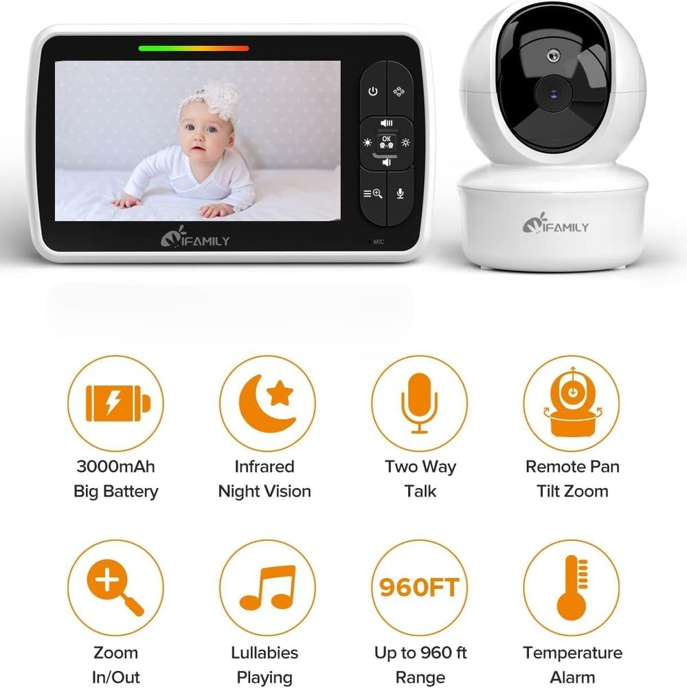iFamily monitor works without wifi for private, local video streaming