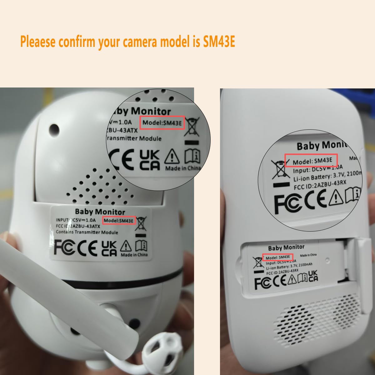 iFamily replacement monitor display SM43Ev2 packaging photo indicates ready-to-install durability