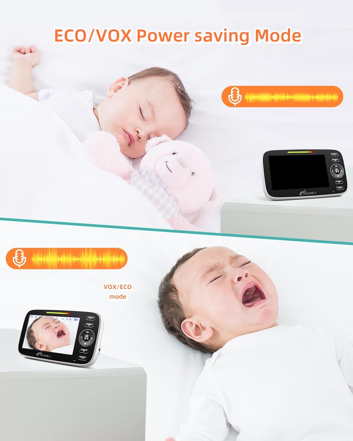 iFamily temperature sensor helps you gauge room conditions for comfy naps.