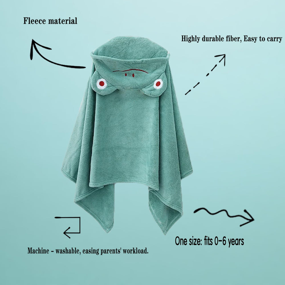 IFaryMes hooded towel deer design close-up showcases playful warmth