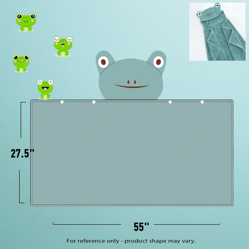 IFaryMes hooded towel elephant design close-up highlights soft fabric for baths