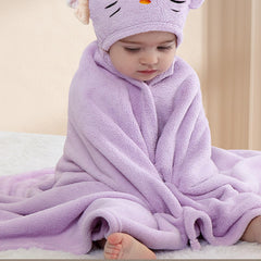 IFaryMes coral fleece texture shows plush softness and absorbency