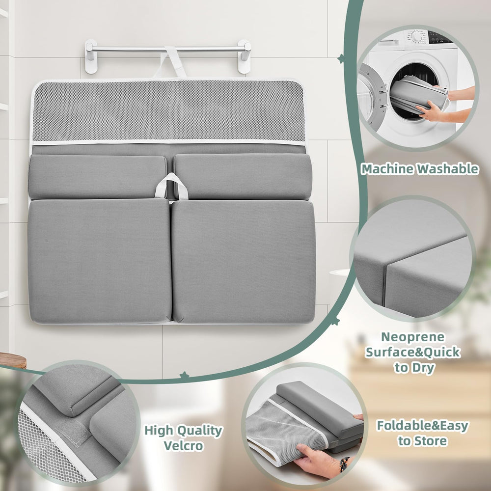 IFNOW 26x11 inch coverage demonstrates broad protection during baths.