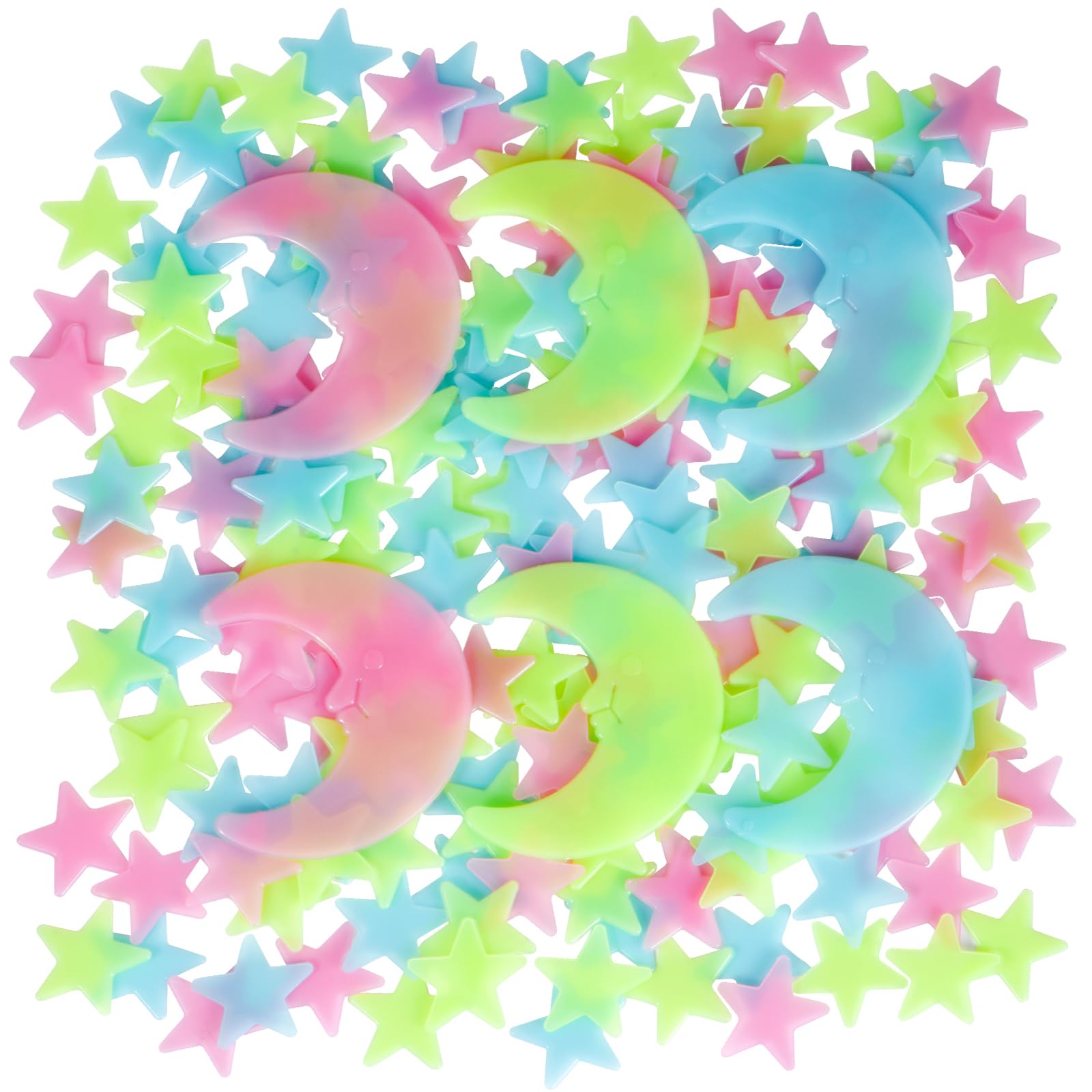 iFunLong glow in the dark stars on ceiling create a calming night sky for bedtime.
