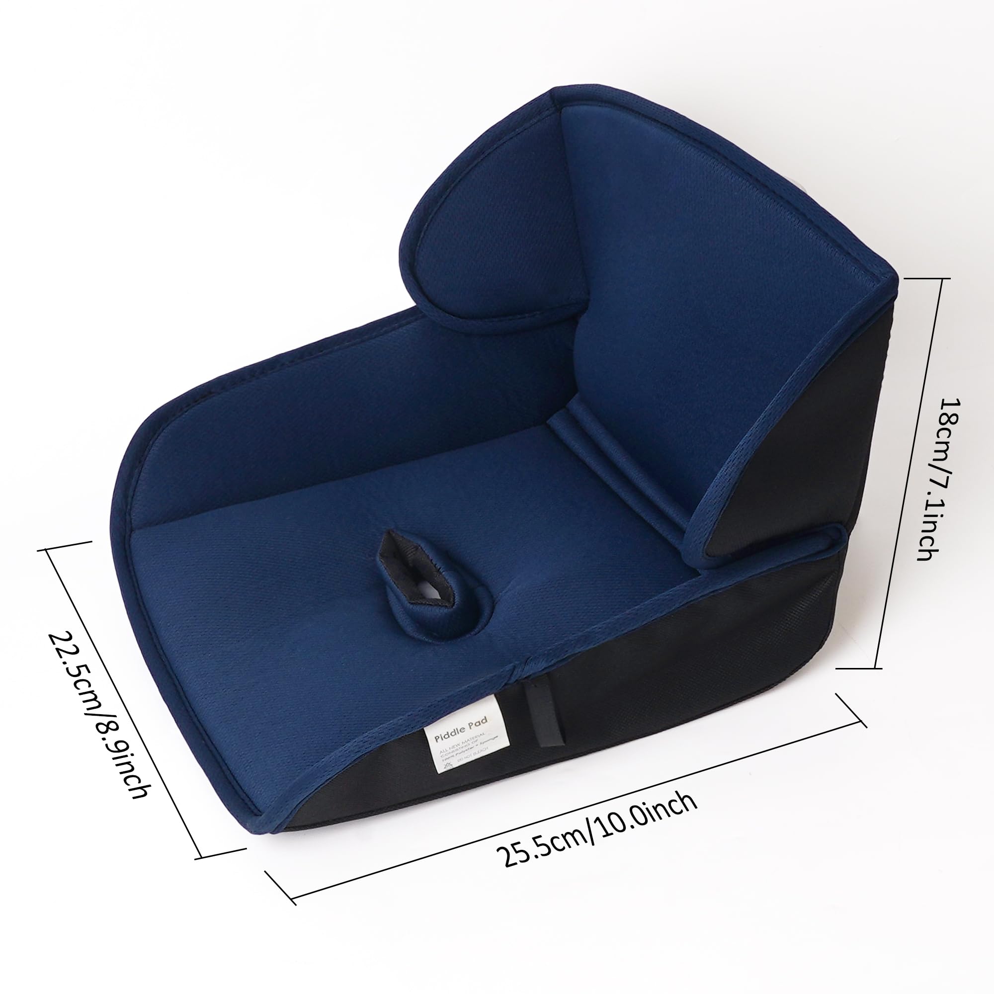 Ihaapsi Baby Piddle Pad anti-skid bottom stays in place for safer rides.