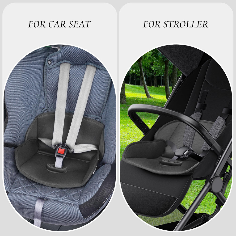 Ihaapsi Baby Piddle Pad in-use protection for car seat or stroller outings.