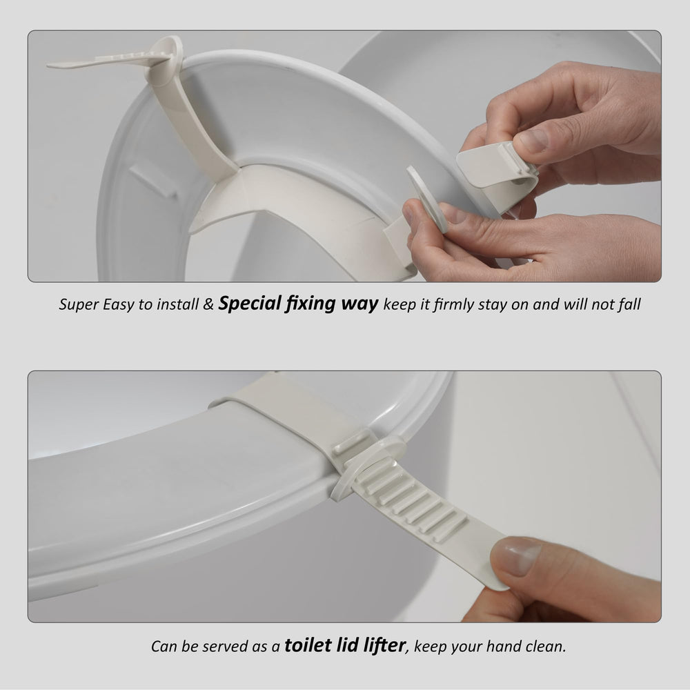 Ihaapsi universal-fit pee deflector on standard toilet seat