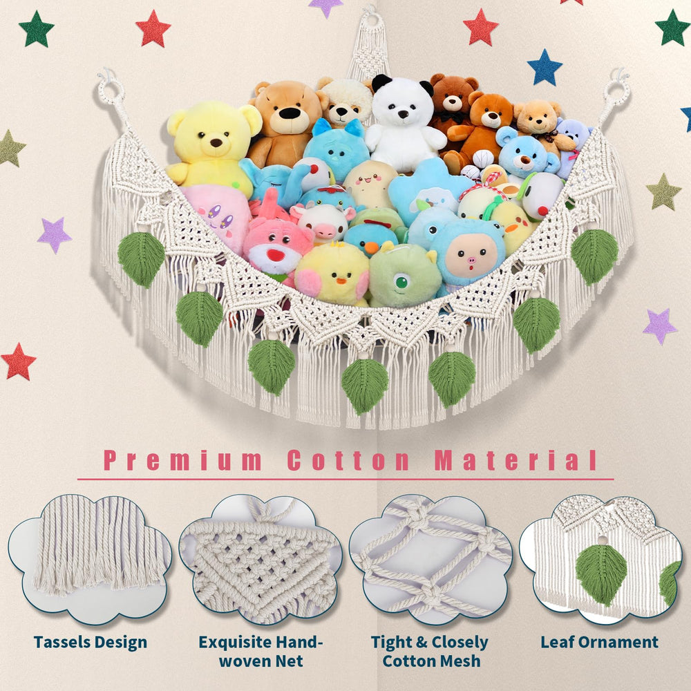 iHansee dense 2.5-inch mesh holes for easy toy visibility and airflow
