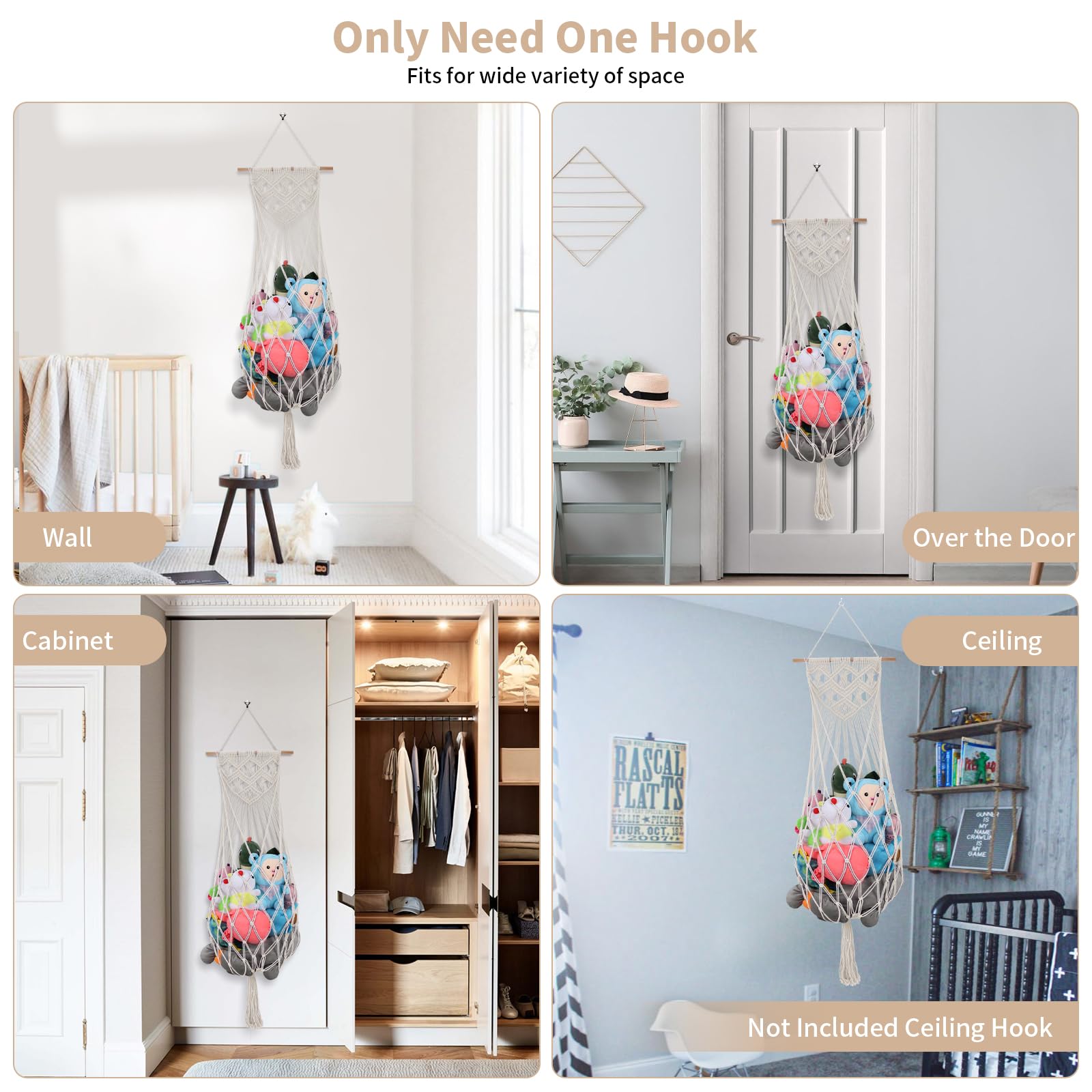 iHansee over-door installation demonstrating space-saving setup