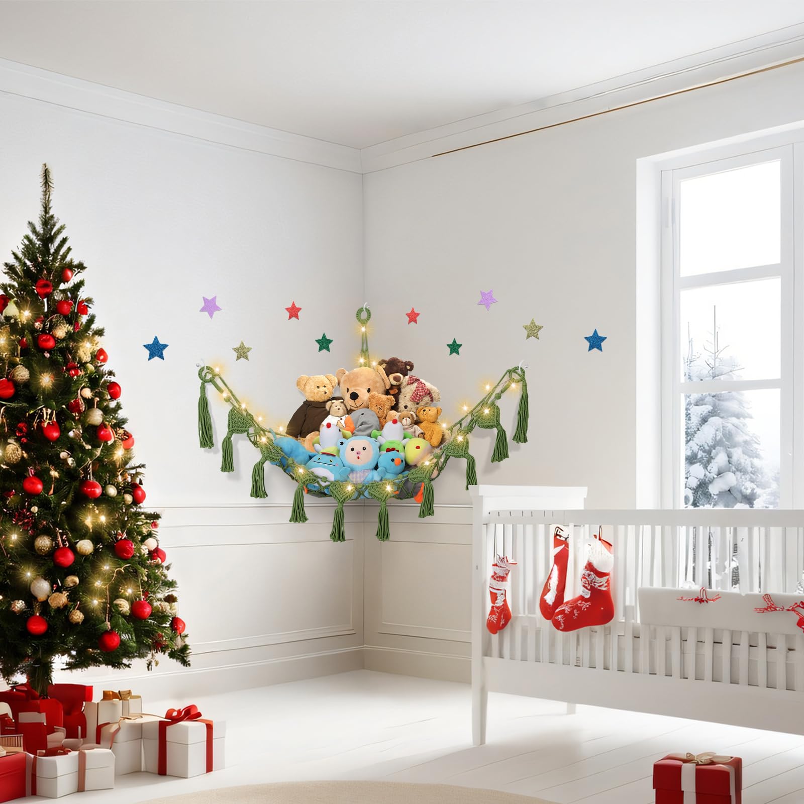 iHansee space-saving design frees floor space in nurseries and kids' rooms.