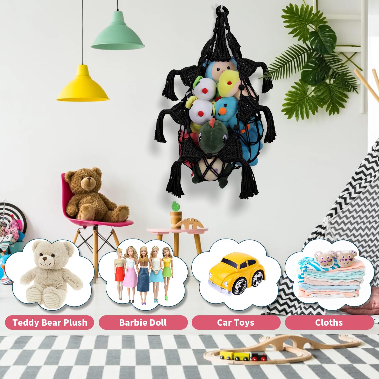 iHansee star-light in use brightens play area with two lighting modes