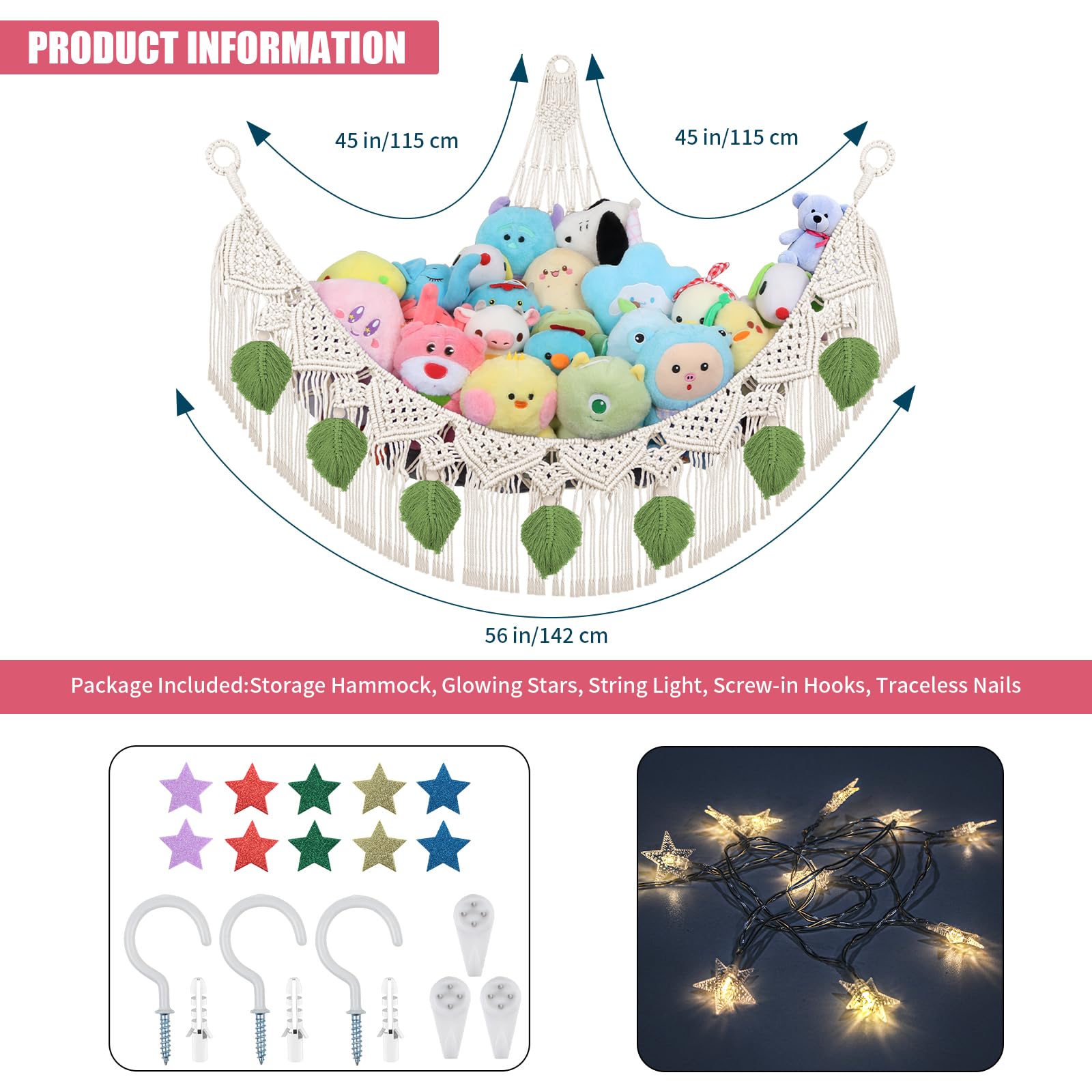 iHansee versatile storage for blankets pillows towels and yarn in one solution