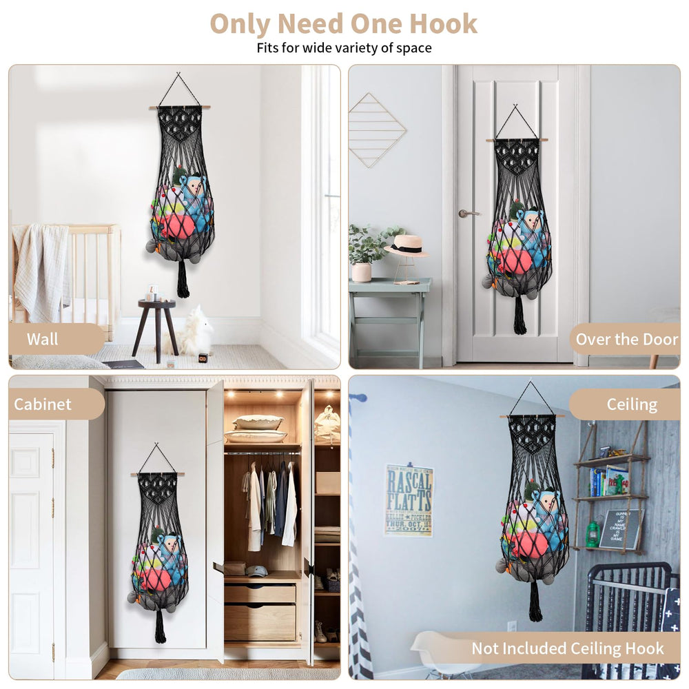 iHansee wall-hanging with star lights adds cozy ambiance to kids' room