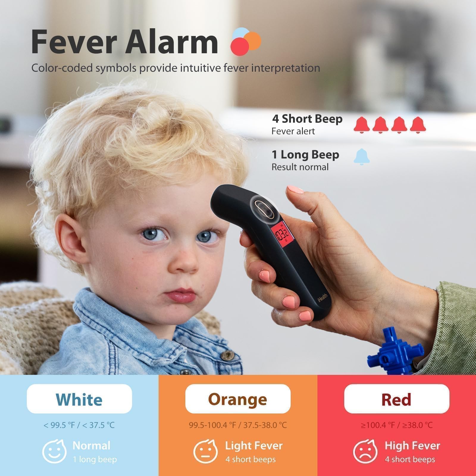 iHealth PT2L silent mode enables peaceful, nocturnal use with restless sleepers.