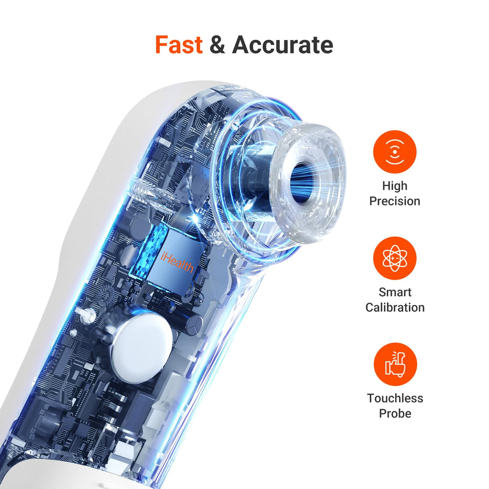 iHealth PT9L Fahrenheit/Celsius switch for flexible preferences