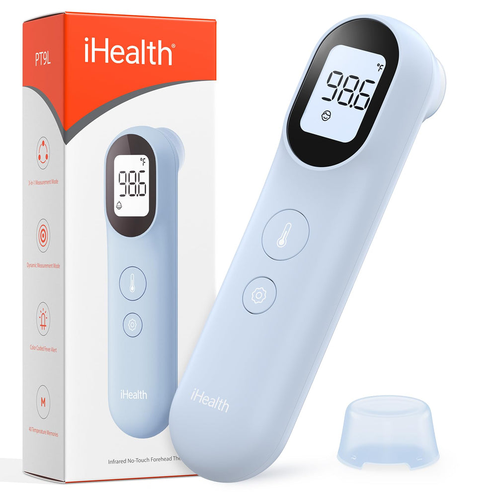 iHealth PT9L forehead measure shows fast reading for quick checks