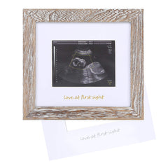 IHEIPYE Baby Love First Sight Frame closeup showcases craftsmanship for cherished ultrasound memories and nursery display.