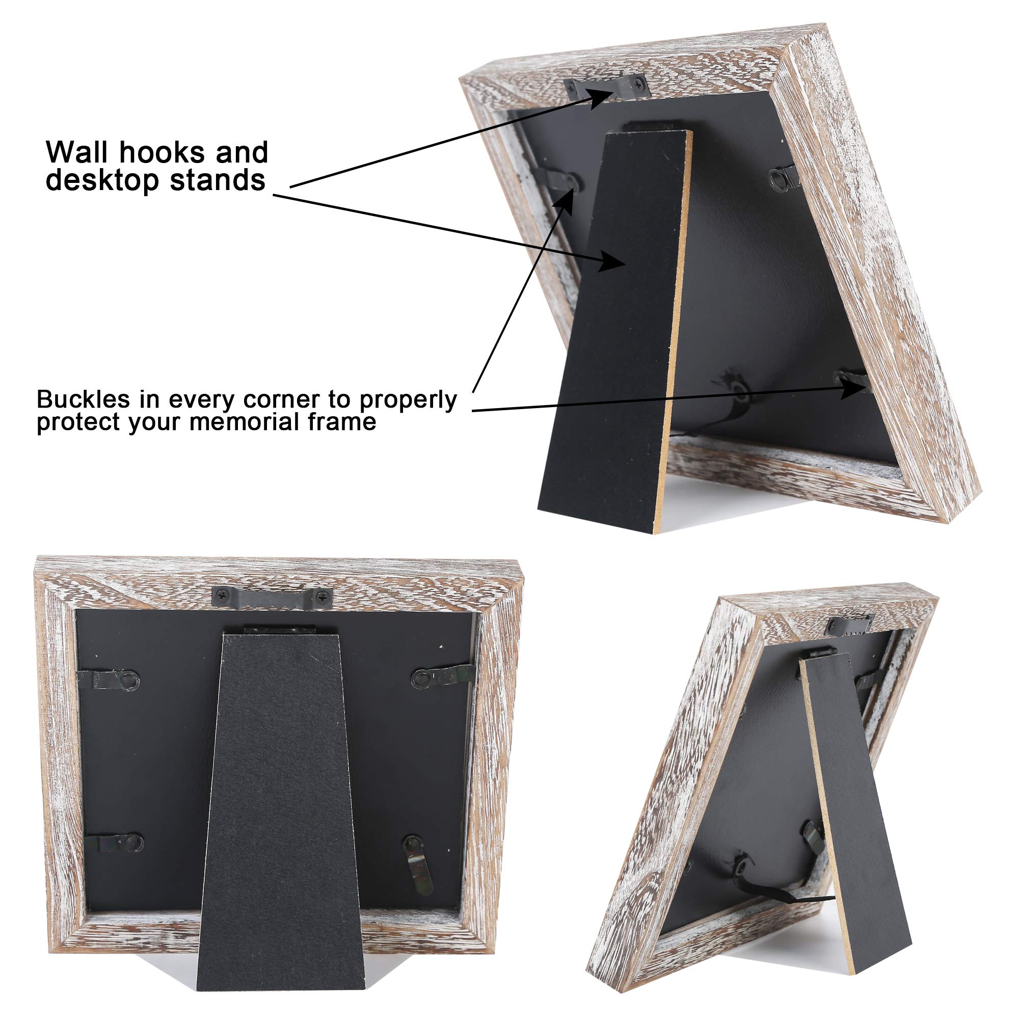 IHEIPYE Two Mats design framed display with standard ultrasound photo 2.75x3.75 inches.