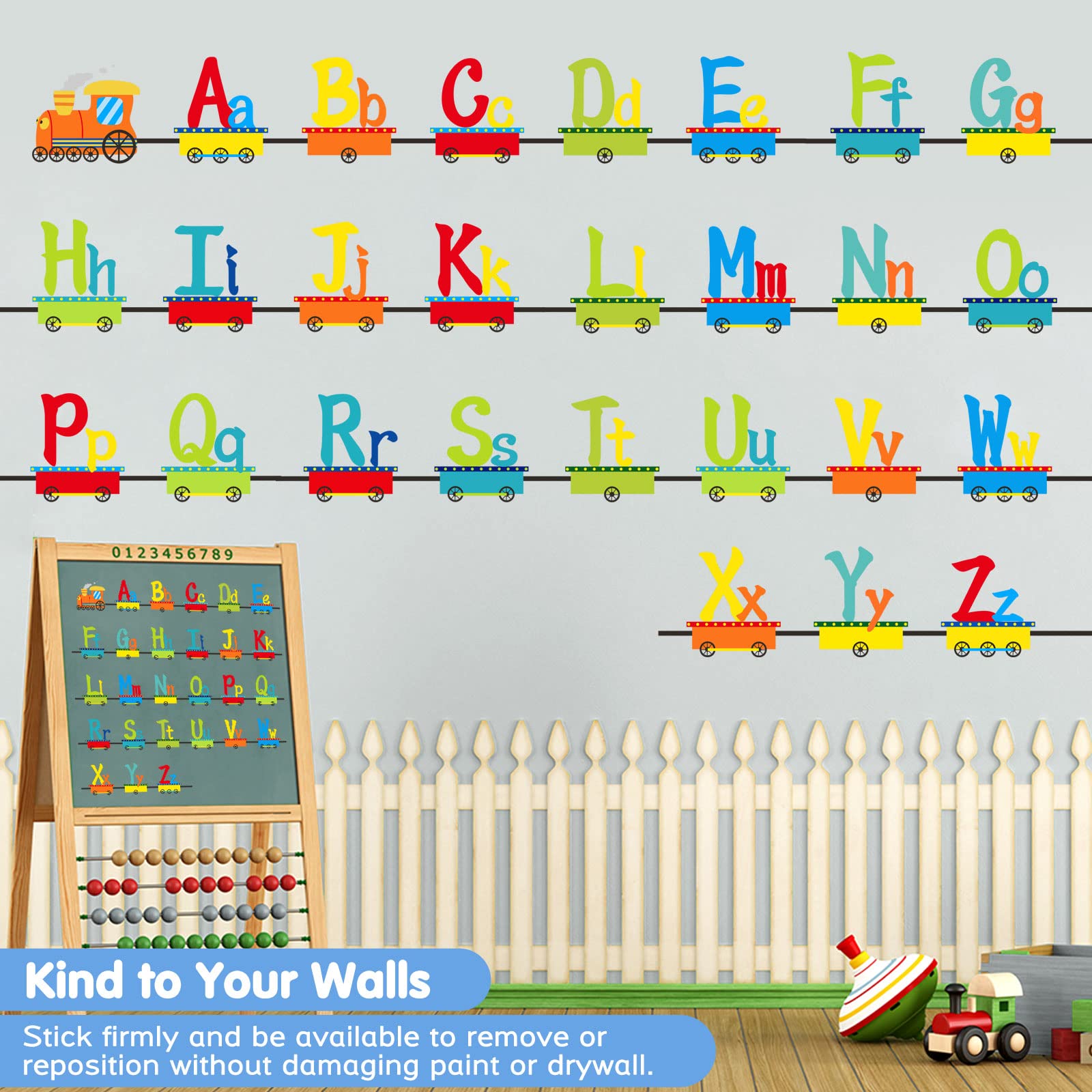 iinuu abc wall letters enhance learning-friendly decor for toddlers and preschoolers