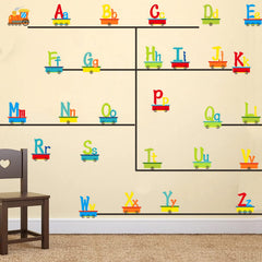 iinuu colorful abc letters wall stickers ideal for kids' rooms and classrooms