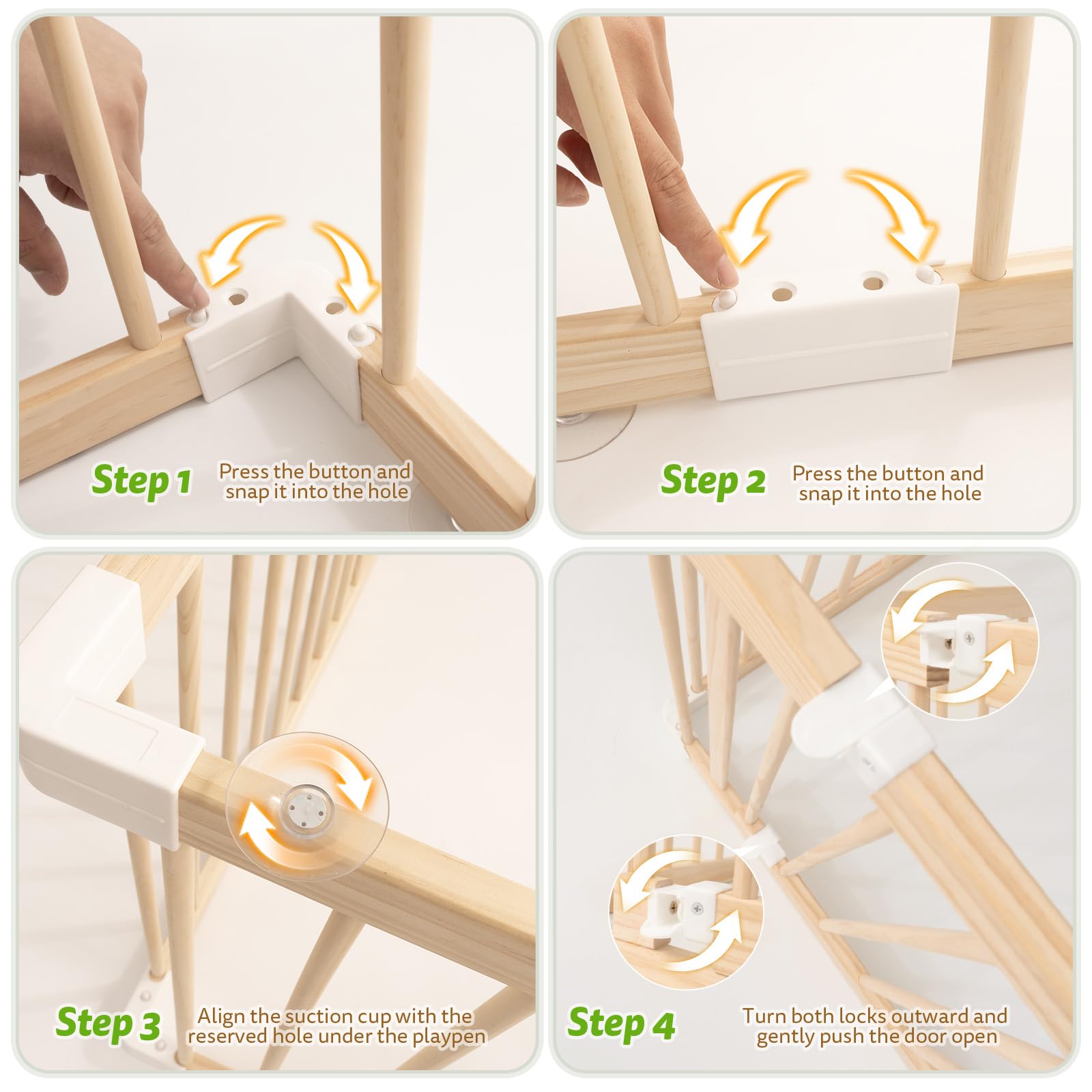 IKALIFE folded storage illustration demonstrates compact, easy-to-store design after playtime.