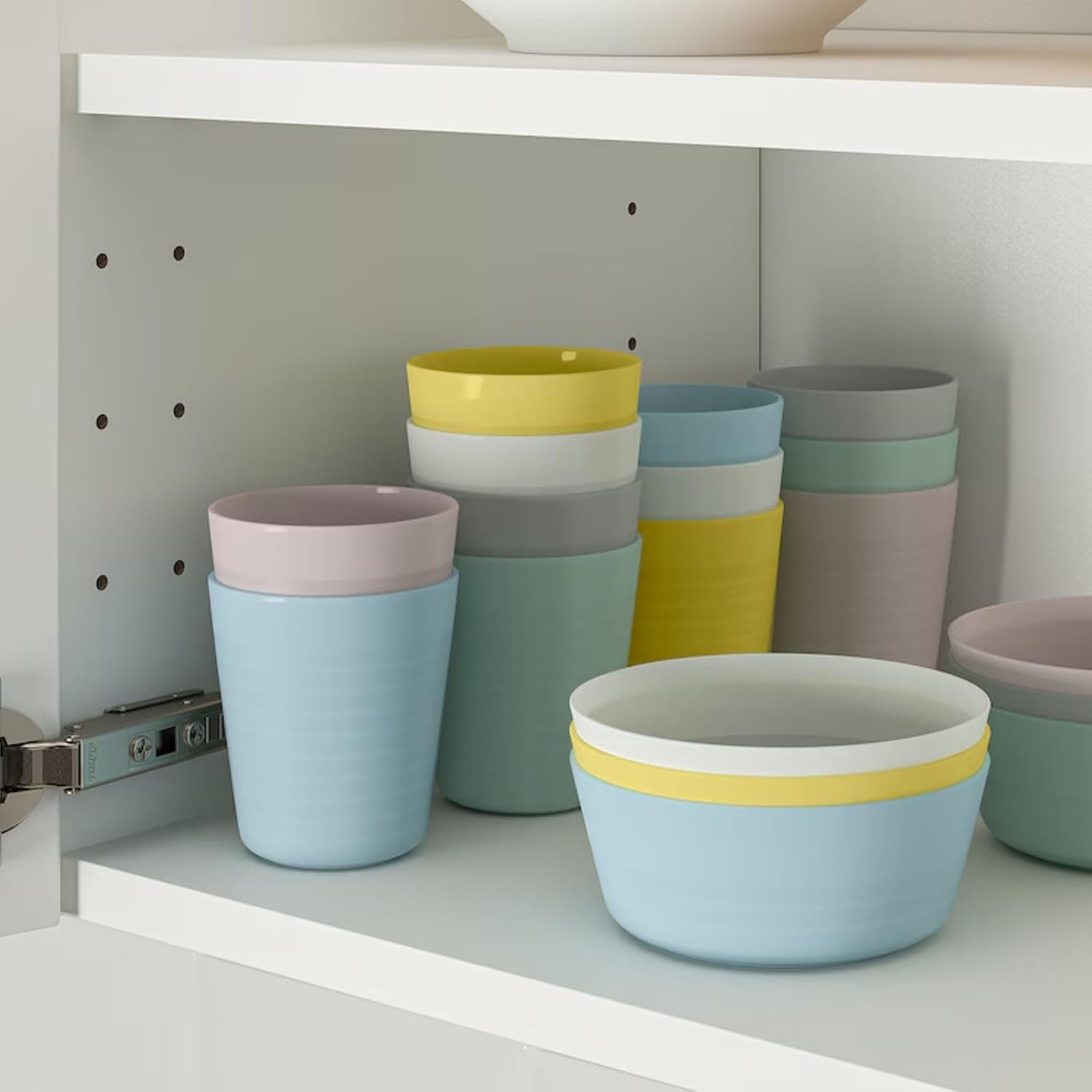 IKEA Kalas bowls in assorted colors for kid-friendly meals and snacks