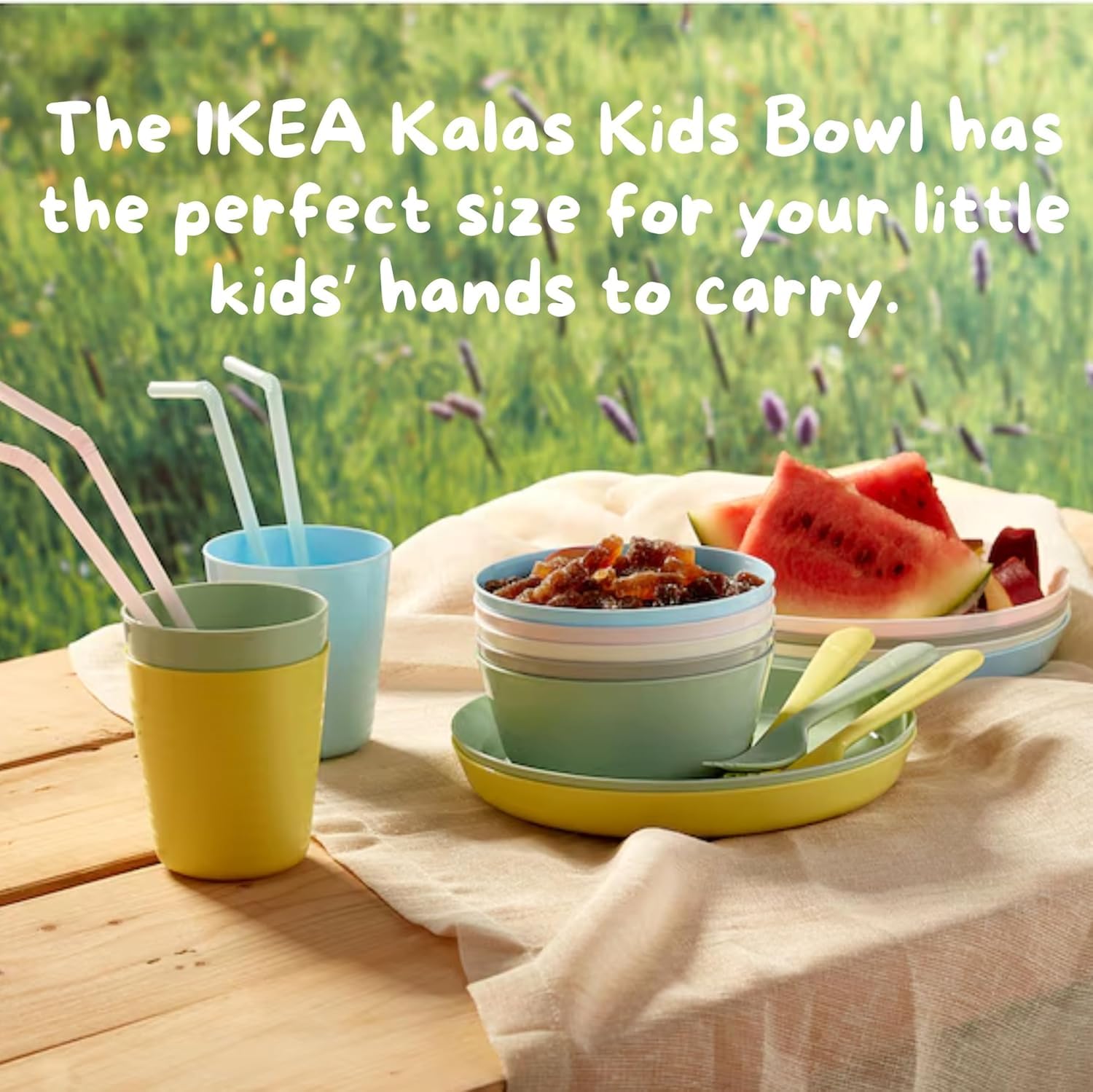 IKEA Kalas microwave- and dishwasher-safe bowls in a compact 4-inch size