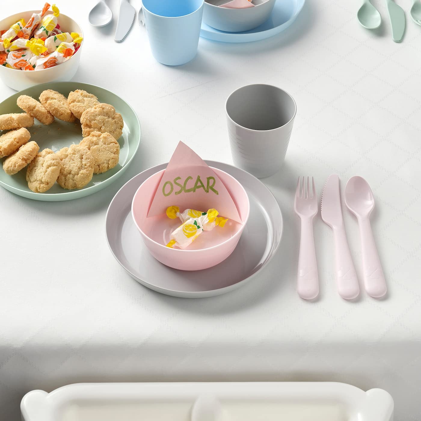 IKEA Kalas set on a table for a cheerful meal