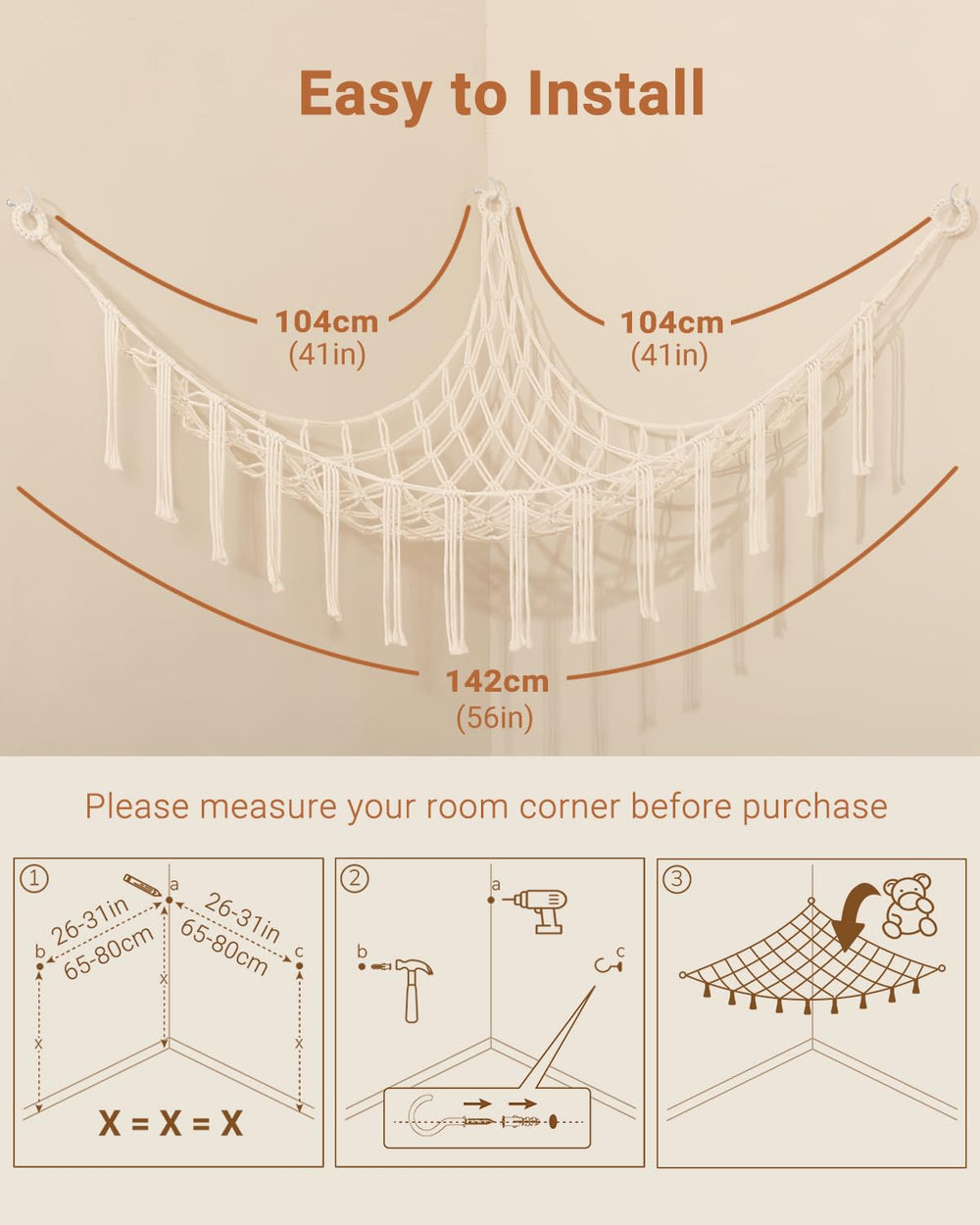 iKeelo-wall-hook-installation-easy enables quick, secure corner setup