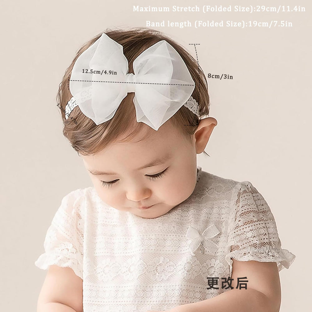 ICKEYOU lace bow headband for birthdays and special occasions