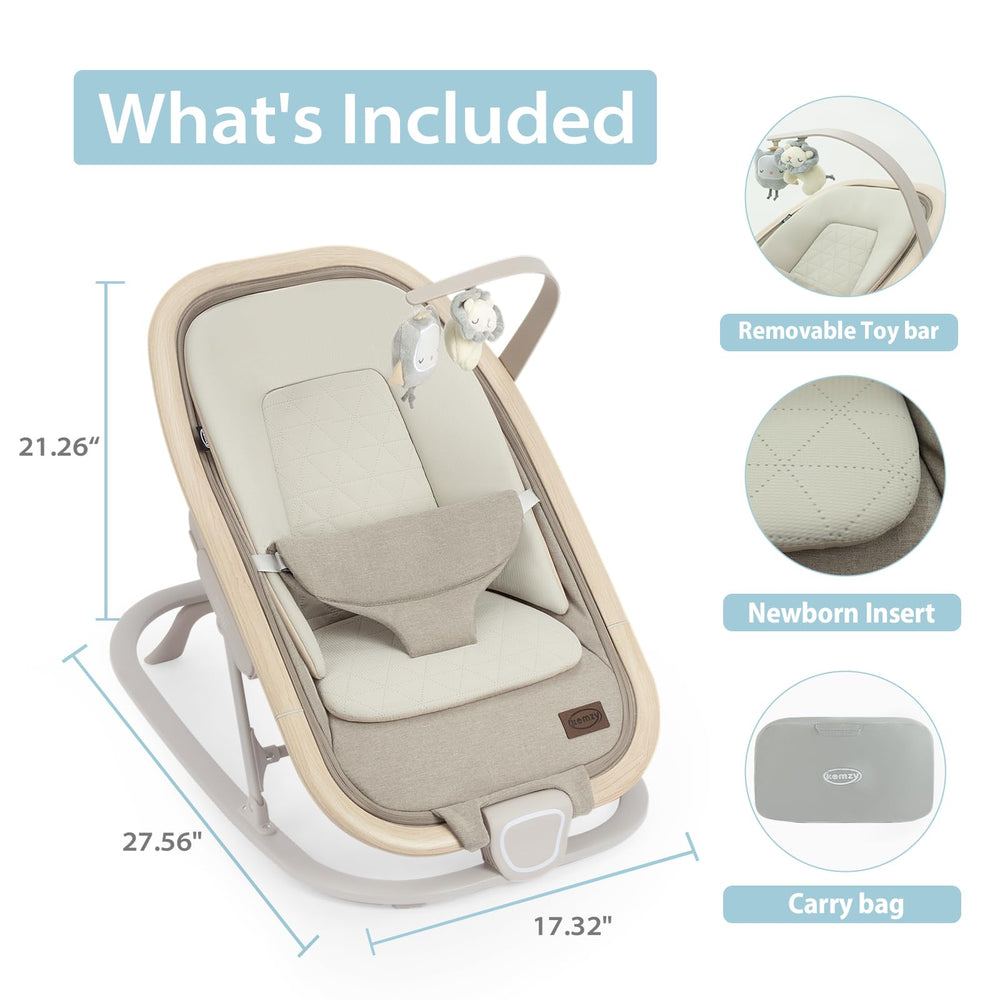 IKOMZY Noah bouncer weighs 6 lbs for portable use.