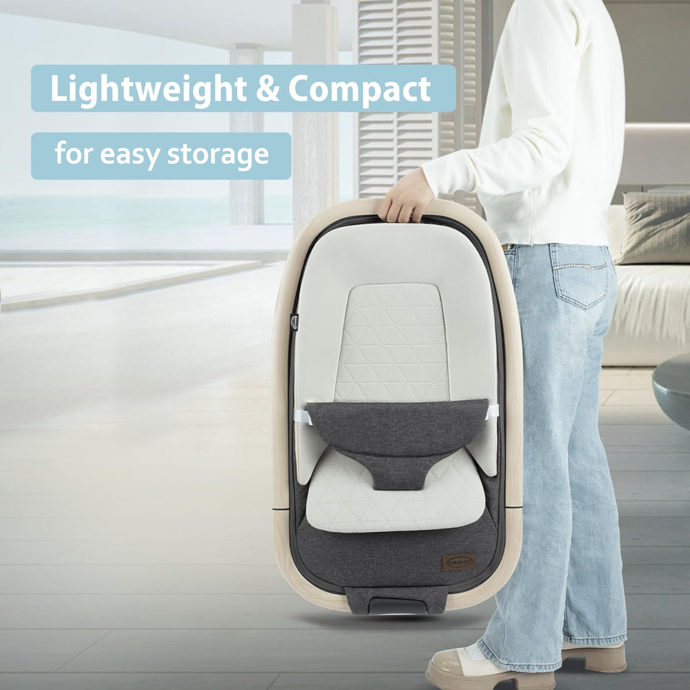 IKOMZY Noah harness view displaying 3-point safety harness