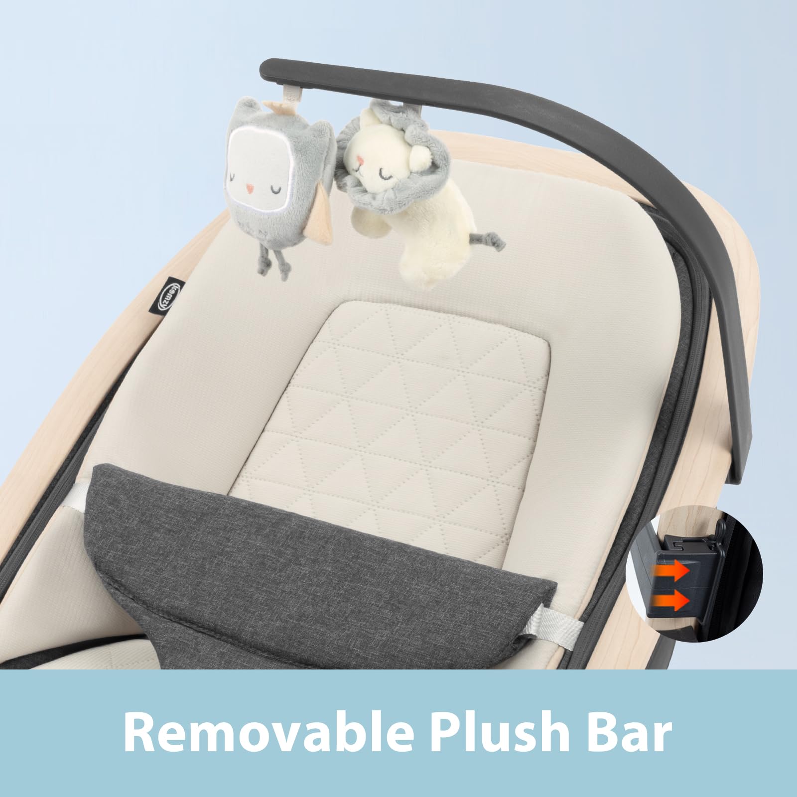 IKOMZY Noah lightweight frame highlighting 6 lb portable design