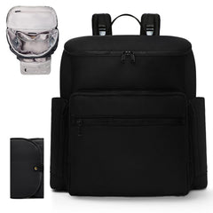 ILCOLPO diaper bag backpack front view for easy travel and quick gear access.