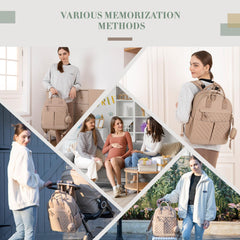 ILCOLPO diaper bag organization pockets showcase 18 compartments for easy access
